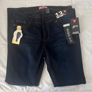 Women's High Rise Jeans - Dark Blue